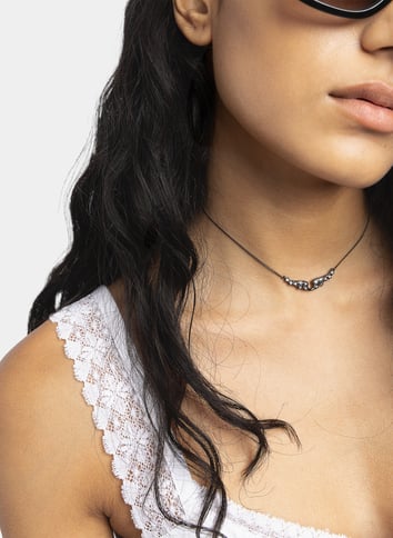 Caraco col v en coton mélangé ZADIG&VOLTAIRE Blanc